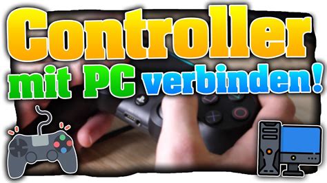 PS4 Controller Mit PC Verbinden Per Kabel Bluetooth Gamepad Mit