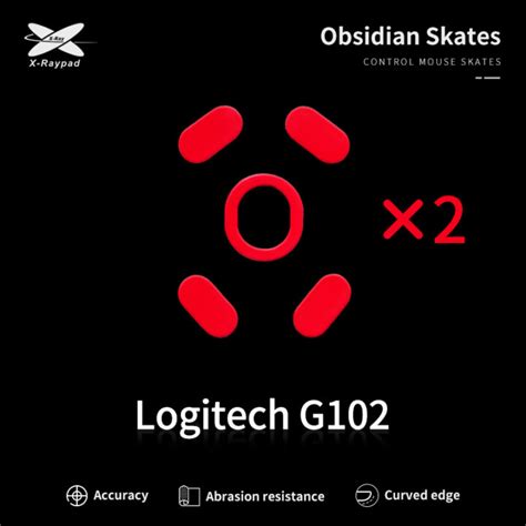 X Raypad Obsidian Skates For Logitech G Gpro G X Raypad