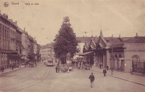 Les Gares Belges Dautrefois Station Gent Zuid La Gare De Gent Zuid