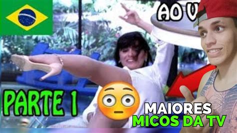 REACT Os Maiores MICOS AO VIVO Na TV Brasileira Patadas Gafes E Gente