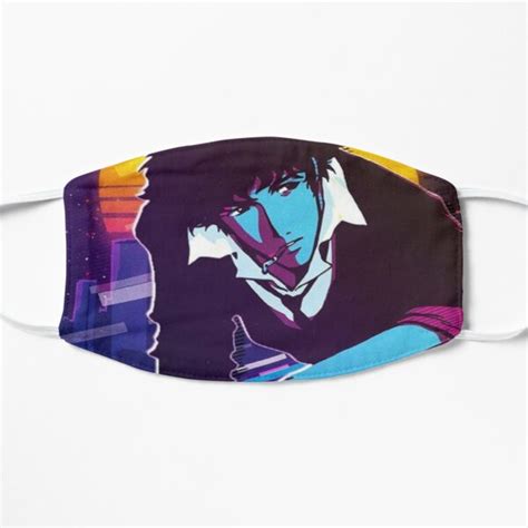 Cowboy Bebop Face Masks Spike Spiegel Flat Mask Rb2910 Cowboy Bebop