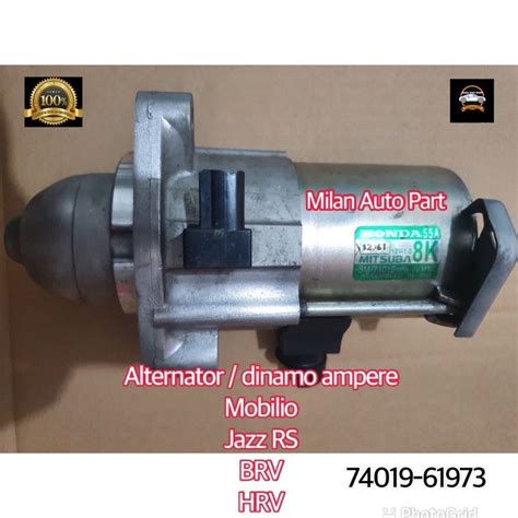 Alternator Dynamo Starter Honda Mobilio Jazz Rs Brv Br V Hrv Hr V