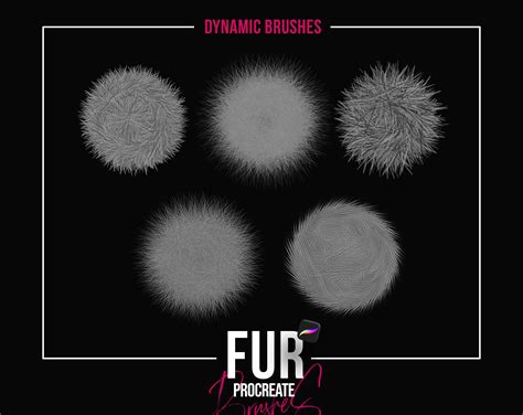 Procreate Fur Brushes Dynamic Design Cuts