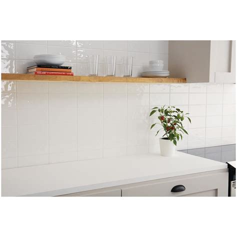 Marazzi Luxecraft White In X In Glazed Ceramic Modular Wall Tile