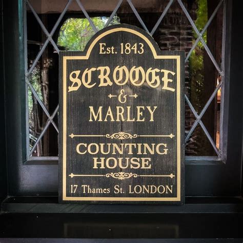 Scrooge and Marley Sign - Etsy