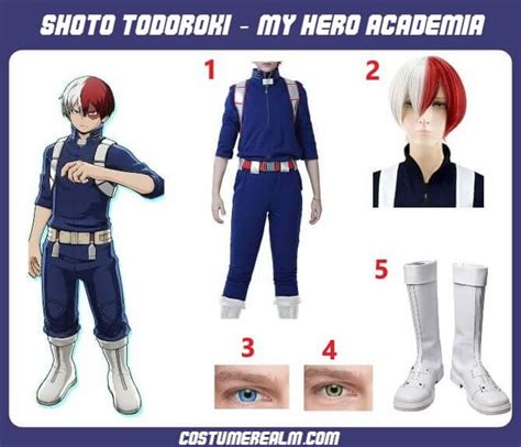 Dress Like Shoto Todoroki From My Hero Academia Diy Shoto Todoroki