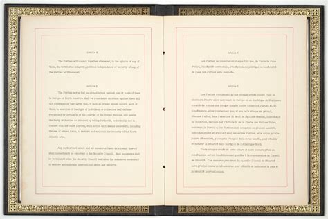 U S National Archives — Article 5 Of The North Atlantic Treaty Will Be On