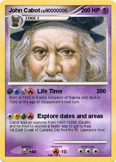 Pokémon John Cabot 26 26 Life Time My Pokemon Card