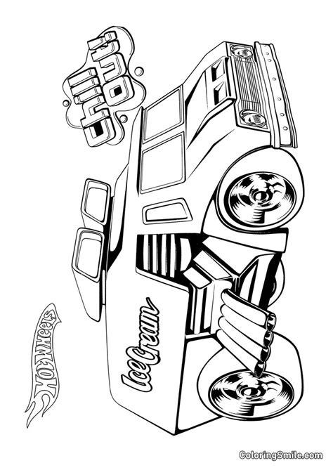 Dibujos de Hot Wheels para colorear Imprime una colección de diseños asombrosos