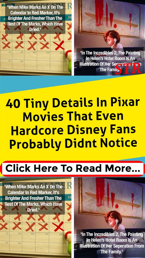 Tiny Details In Pixar Movies That Even Hardcore Disney Fans Probably