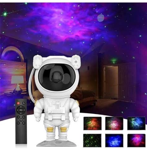 Star Projector Galaxy Night Light L Mpada Led Astronauta Nebulosa