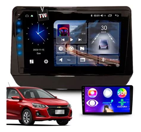 Multimidia Onix Gps Carplay Bluetooth Tv Full Cor