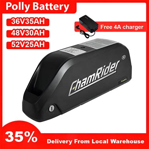 Chamrider Polly 48V 30AH Ebike Battery Downtube 52V Electric Battery