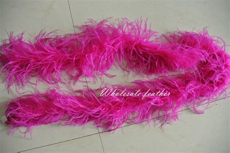 Colors Ply Hot Pink Ostrich Feather Boa For Costume Etsy