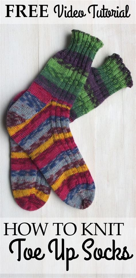 Detailed Free Video Tutorial On How To Knit Toe Up Socks For Beginners