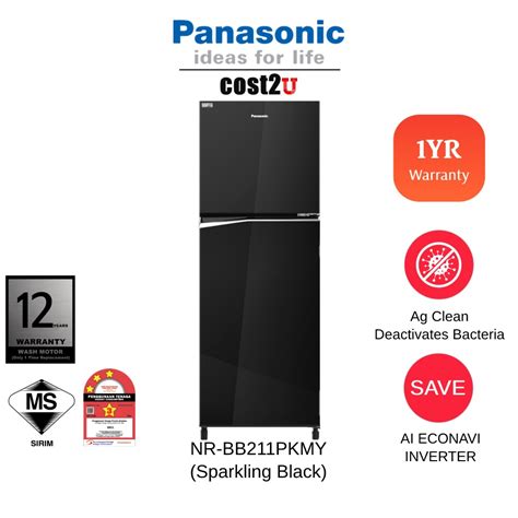 Panasonic L Inverter Door Top Freezer Refrigerator Nr Bb Pkmy