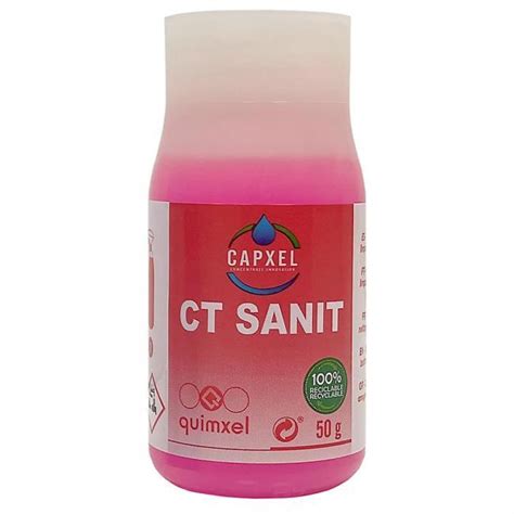 Quimxel Capsule Nettoyant Sanitaire Ecolabel Ct Sanit Capxel Ml