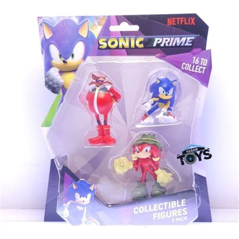 Jual Sonic Prime Collectible Figures Pack Netflix Eggman Di Seller