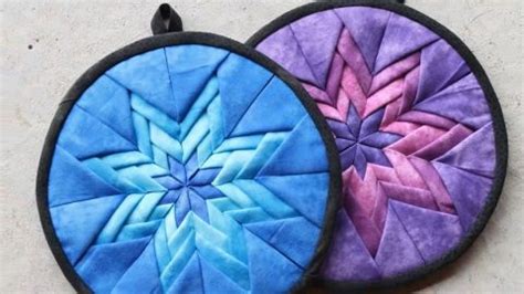 Amish Folded Star Quilted Hot Pad DIY Joy