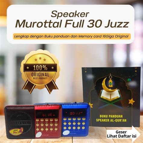 Jual Speaker Murotal Al Quran Lengkap Annaffi Shopee Indonesia