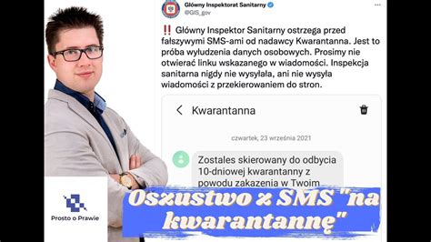 Oszustwo Z Sms Na Kwarantann Jak Powinno Wygl Da Skierowanie Na