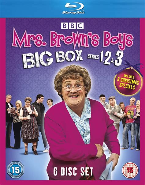 Amazon Mrs Brown s Boys Big Box Series 1 3 Blu ray TVドラマ