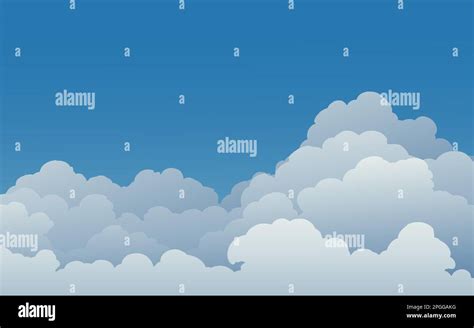 Clouds And Blue Sky Background Stock Vector Image And Art Alamy