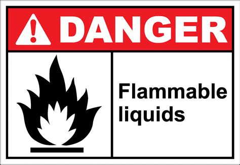 Danger Sign Flammable Liquids