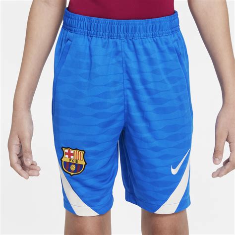 Short Entra Nement Junior Fc Barcelone Bleu Sur Foot Fr