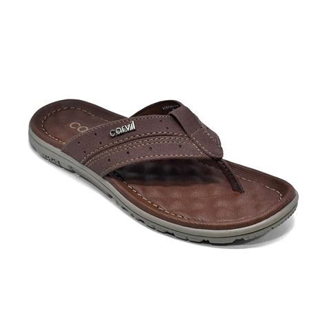 Jual Carvil Stefan M Sandal Pria Dark Brown Ste Di