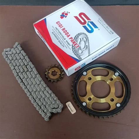 Jual GIR SET GEAR PAKET 14T 42T VERZA CB150R CBR150R MEGA PRO SONIC 150