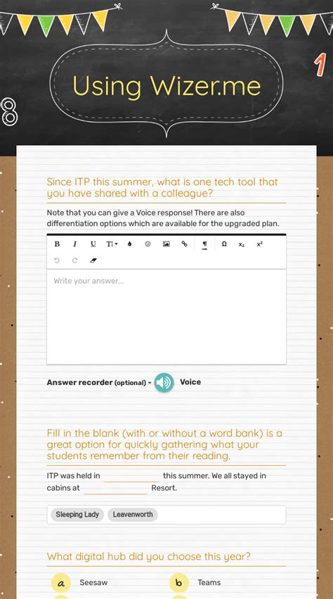 Using Wizer Me Interactive Worksheet By Olson Stephanie Wizer Me