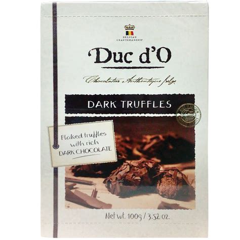 Duc D O Truffles Dark Chocolate 100g Carton Amazon In Grocery