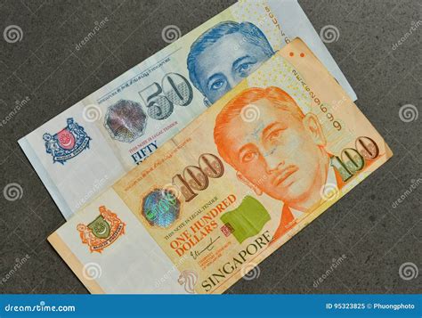 Singapore Banknote Dollar Sgd Stock Image Image Of Coin Assets