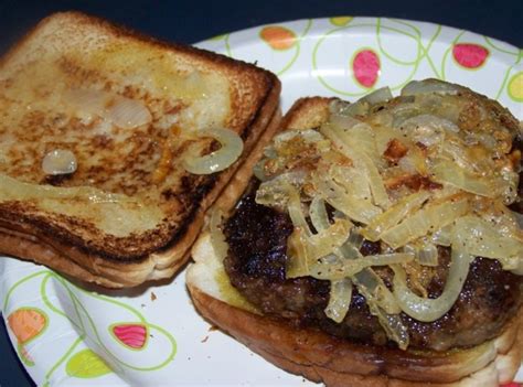 Grilled Grilled Cheese Burgers with sauteed onions Photo | Grilled ...