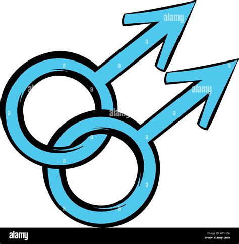 Male Gay Symbol Icon Icon Cartoon Stock Vector Image Art Alamy