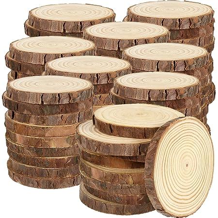 Arth Natural Wood Slices Pcs Cm Craft Unfinished Wood Kit