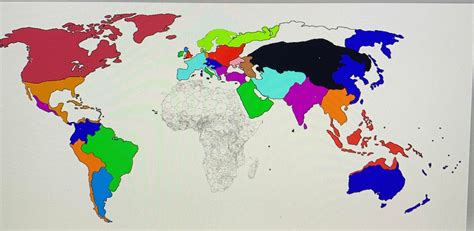 Paintable 3d World Map