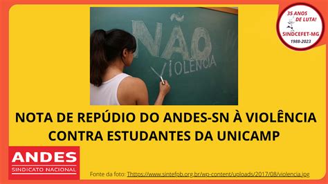 NOTA DE REPÚDIO DA DIRETORIA DO ANDES SN À VIOLÊNCIA CONTRA ESTUDANTES