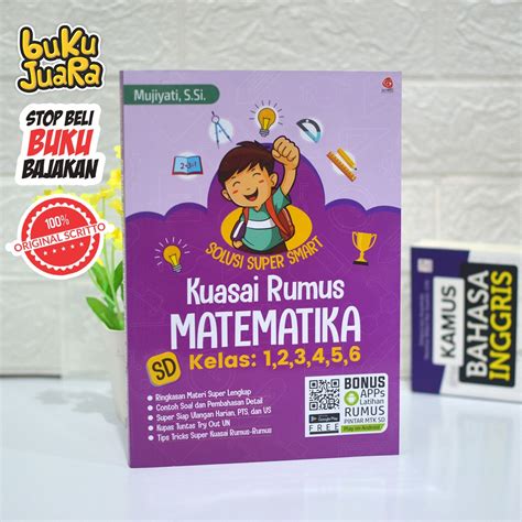 Jual NEW SOLUSI SUPER SMART KUASAI RUMUS MATEMATIKA SD Plus Kupas