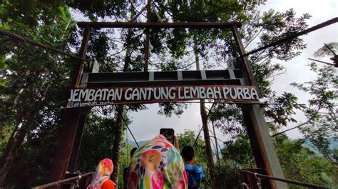 Lembah Purba Situ Gunung Pesona Wisata Alam Dengan Jembatan Gantung