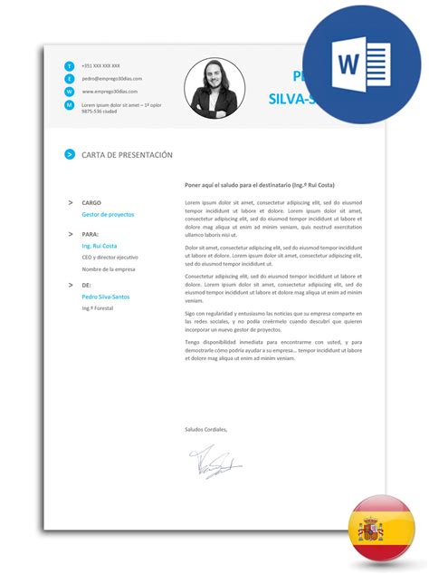 Carta De Presentacion Word