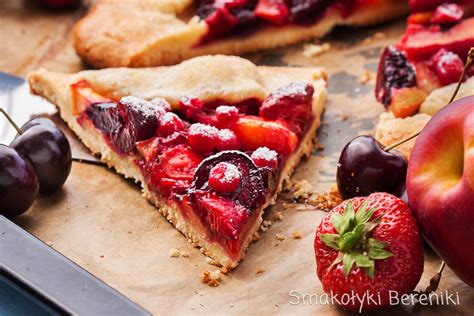 Tarta rustykalna z owocami lata Smakołyki Bereniki