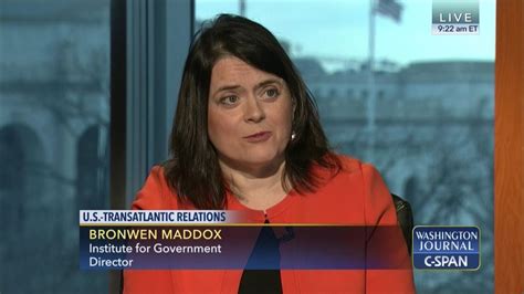 Bronwen Maddox on U.S.-Transatlantic Relations | C-SPAN.org