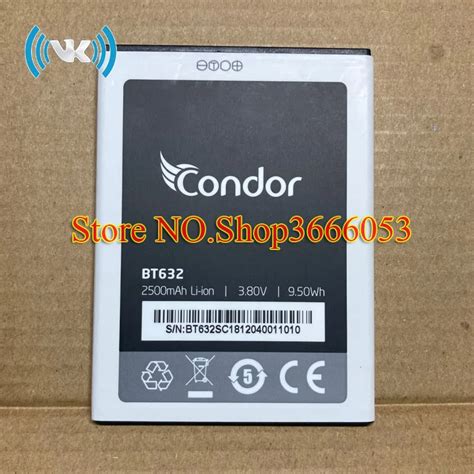 Vk New Mah Wh V Bt Replacement Battery For Condor Bt