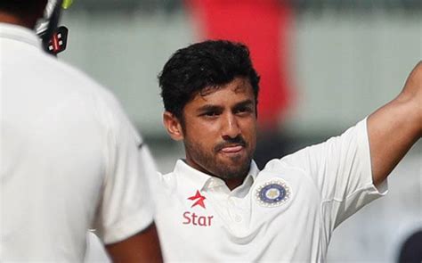 Cricket For India Karun Nair Biography Karun Nair Pictures