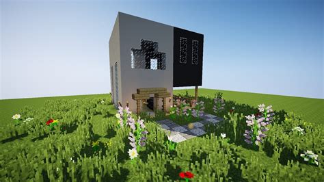 Minecraft Modern House Time Lapse Youtube