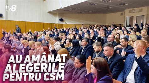 Au amânat alegerile pentru CSM Magistrații au decis doar că vor