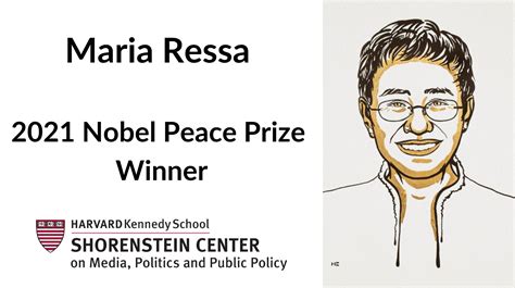 Maria Ressa Wins Nobel Peace Prize Shorenstein Center