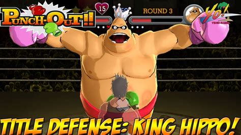 Punch Out Wii Title Defense King Hippo YoVideogmes YouTube